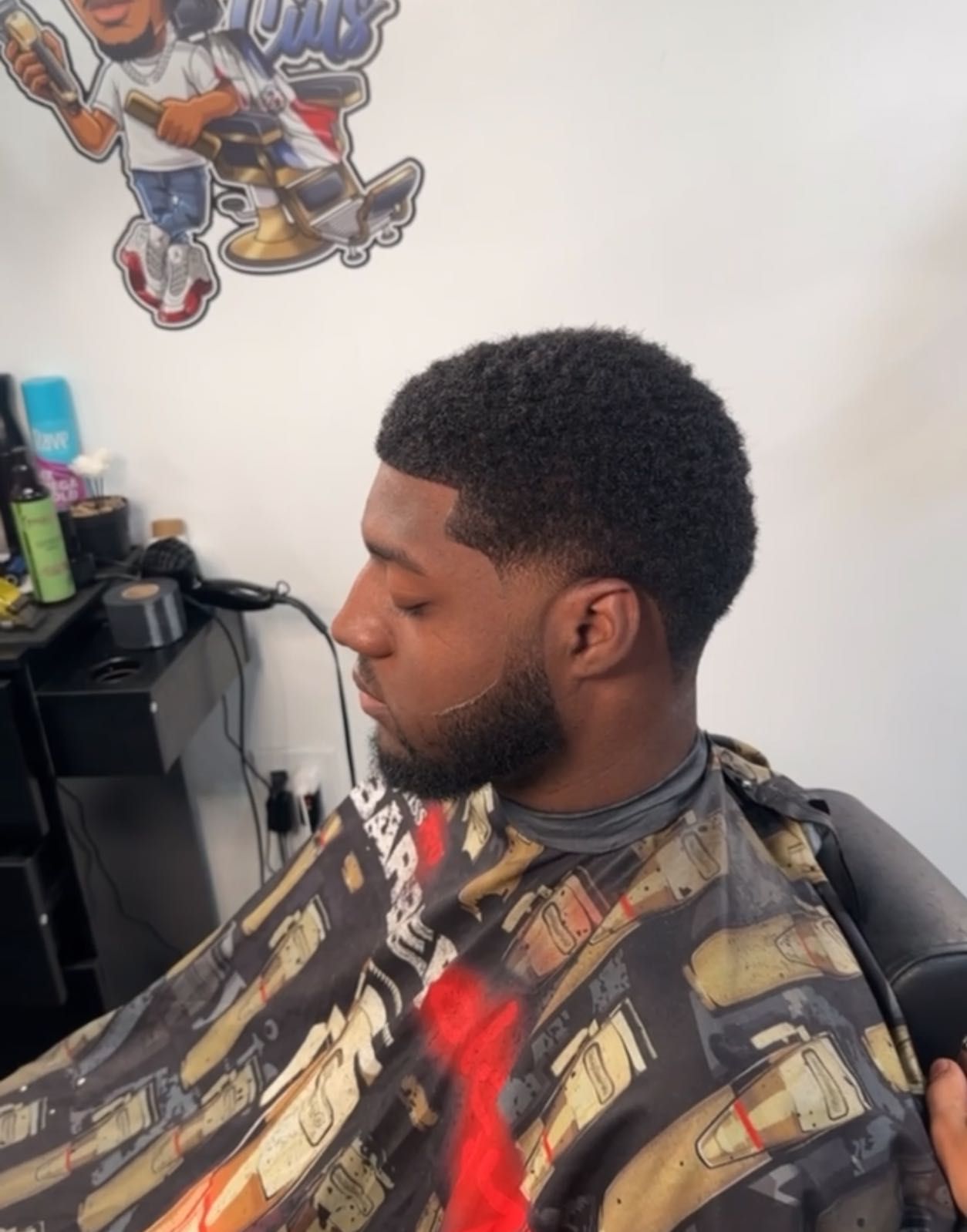 Fresh taper haircut by AxellCuts, Harlem NYC