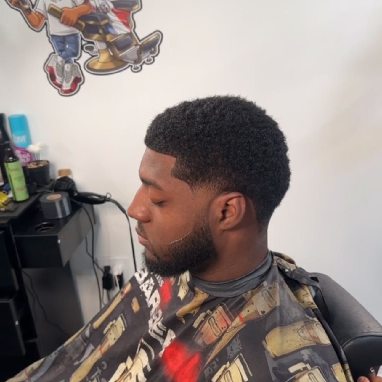 Finished haircut showcase from AxellCuts NYC